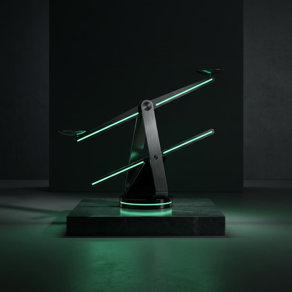 Balance-Gauge — Symbol für Stressregulation